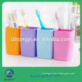 Square Plastic Tooth Brushing Cup